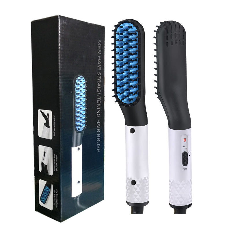Hair Straightener Hair Comb Brush Men Beard Straightener